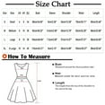 thumbnail image 2 of PuLe 【New】 Summer Short Sleeve Dress Women's Mini Dress V Neck Flutter Sleeve Striped Smocked Waist A Line Short Summer Cocktail Dress ﻿, 2 of 5