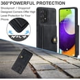 thumbnail image 3 of Case for Samsung Galaxy A53 5G, Detachable Magnetic Wallet Credit Card Slot Kickstand Cover Support Wireless Charging Compatible with Samsung Galaxy A53 5G (Black), 3 of 17