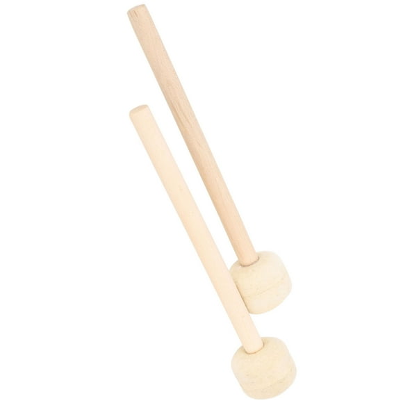 Tambor de Batería de Cabeza Suave, Instrumento de Precisión de Mango de Madera de Lana de Alta, para Profesional