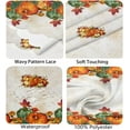 thumbnail image 2 of Fall Tablecloth Round Tablecloth 60"x60",Autumn Table Cloth with Pumpkin Thanksgiving Tablecloth Table Cover for Home Party Picnic, 2 of 11