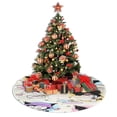 thumbnail image 4 of Falda para árbol de Navidad Kuromi, suave y divertida, decoración navideña navideña de granja de 48", 4 of 4