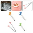 thumbnail image 6 of 10pcs Mini Food Tongs Heart-Shaped Cooking Tongs With Silicon Tips Food Tongs, 6 of 8