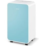 YYJP 2500 Sq. Ft Dehumidifier for Basement, 32 Pints Portable Quiet Dehumidifier with Sleep Mode, 24H Timer, Auto Shut Off, Auto Defrost & Drain Hose for Basement Bathroom (Navy)