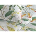 thumbnail image 3 of Ambesonne Floral Quilted Bedspread Set 3 Pcs, Australian Banksia Botanical, Twin, Laurel Green Multicolor, 3 of 4