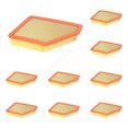 thumbnail image 1 of PUR Engine Air Filter (9 Pack) for Car Chevrolet Camaro K57-103725, 1 of 2
