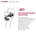 thumbnail image 2 of FiiO/JadeAudio JD1 Controlador dinámico de alto rendimiento HiFi Bass Stereo in Ear Monitor Auriculares Auriculares deportivos para juegos con micrófono (Plata), 2 of 5