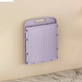 thumbnail image 4 of Nrmrqz Foldable Wall-Mounted Storage Box | Plastic Wardrobe Organizer for Clothes & Blankets | 40x31.5x24.5cm | Blue/Pink/Purple/White | Large Capacity Reusable Laundry Basket, 4 of 6