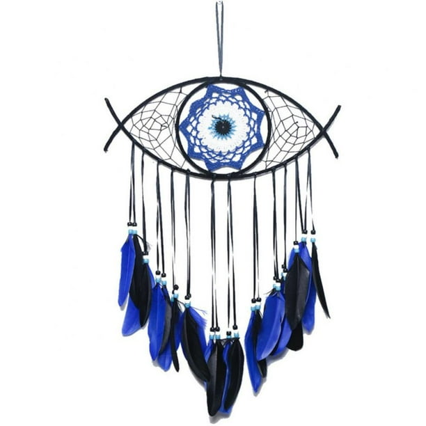 Dream Catchers Evil Eye Dream Catcher for Wall Decor, Handmade Blue