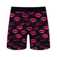 thumbnail image 5 of Jinhomg Mens Holiday Underwear Fancy Love Heart Graphic Boxer Briefs Lightweight Breathable Mid Waist Underpants Male 2025 Dating Gifts 2025 Saving Pink M, 5 of 8
