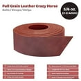 thumbnail image 2 of ELW 5-6 Oz (2-2.4Mm) gnac Strs, Belts, Strips 0.75" de X 40" Leng (1.9Cm X 1.06M) Full ain Leaer Crazy Horse Belt Medium DIY Craft, Pet llars, Blan, Accory, Jewelry, Wr, 2 of 2