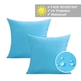 thumbnail image 2 of Fundas para Cojines VAKADO Impermeables para Exterior Azul Celeste 50x50 cm, 2 of 9