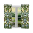 thumbnail image 2 of MYPOP Vintage Floral Birds Window Curtain Kitchen Curtain 26x39 inches (Two Piece), 2 of 3