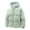 #230-Mint Green, variant on Men's Lightweight Summer Hooded Windbreaker Jacket with Full-Zipper Loose Fit Casual Outdoor Nylon-Spandex Coat for Daily Wear