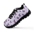 thumbnail image 4 of CHAQLIN Girls Party Shoes Kids Sneakers Tennis Running Shoes Lace-up Lightweight Breathable Walking Shoes, 4 of 9