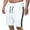 White, variant on Turilly Men's Shorts Men Casual Patchwork Pocket Elastic Waist Shorts Pants Sport Pants