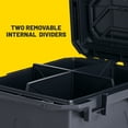 Plano Sportsman's Crate, Black, 16Quart Lockable Storage Box