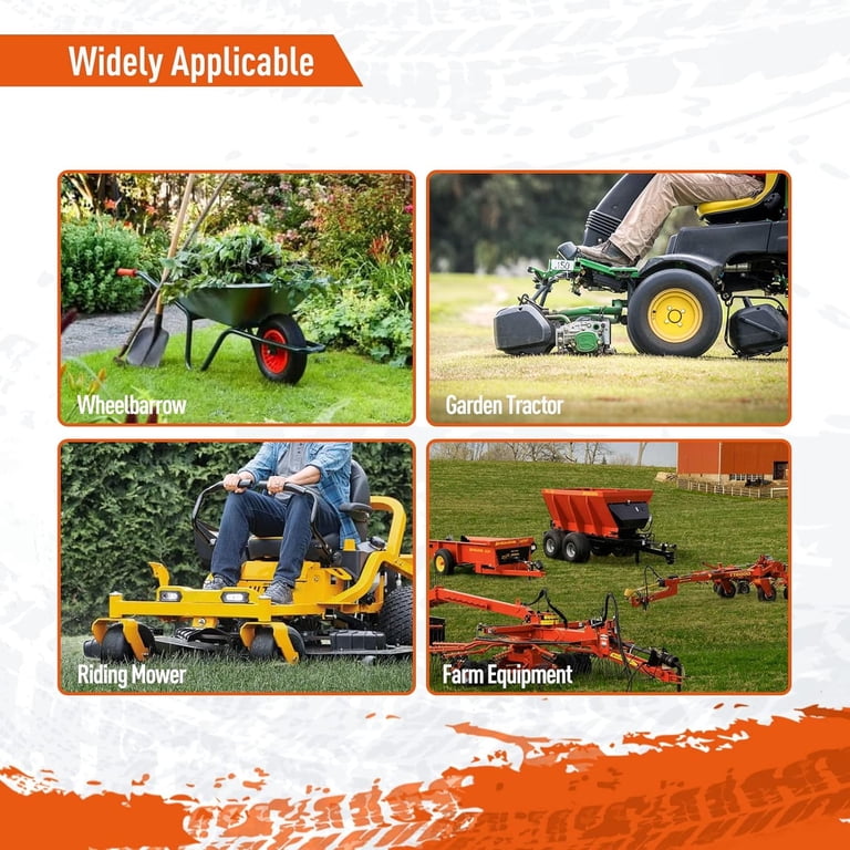 13x5 00-6 Tire 13x5.00-6 Lawn Mower Tire - 4-Ply Tubeless, Turf ...