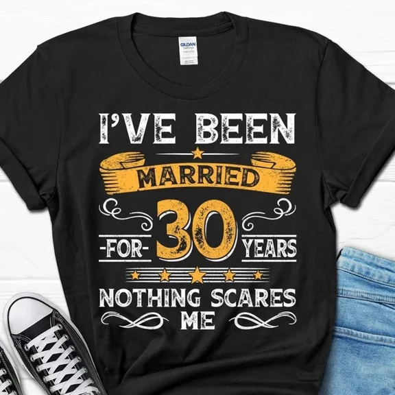 Hot Trending Tee With I'Ve Been Married For 30 Years Shirt, 30Th Anniversary Gift, 30Th Wedding Ann...