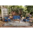 thumbnail image 6 of New Classic Furniture Bali 4-piece Solid Wood Patio Furniture Set in Dark Blue, 6 of 8