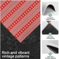 thumbnail image 3 of Red Christmas Folk Pattern Kitchen Rugs Sets Of 3,Kitchen Runner Rugs Non Skid Washable,Decorative Kitchen Floor Mats for Kitchen,Sink,Laundry,17"x30"+ 17"x47" + 17"x59", 3 of 6