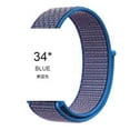 thumbnail image 2 of Pulsera de correa de reloj de nailon Reloj inteligente ajustable Correa de bucle deportivo Reemplazo de pulsera para reloj IOS, Azul, 38 / 40MM Advancent EL001450-05B, 2 of 2