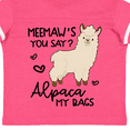 thumbnail image 4 of Inktastic Meemaw's You Say Alpaca My Bags Boys or Girls Toddler T-Shirt, 4 of 5