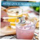 thumbnail image 4 of Juego de cajas de cubitos de hielo instantáneos de acero inoxidable, bolas enfriadoras de hielo de metal reciclables portátiles (6 cubos), 4 of 5