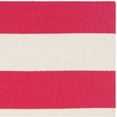 thumbnail image 2 of SAFAVIEH Montauk Saranna Striped Cotton Area Rug, Red/Ivory, 2'6" x 4', 2 of 4