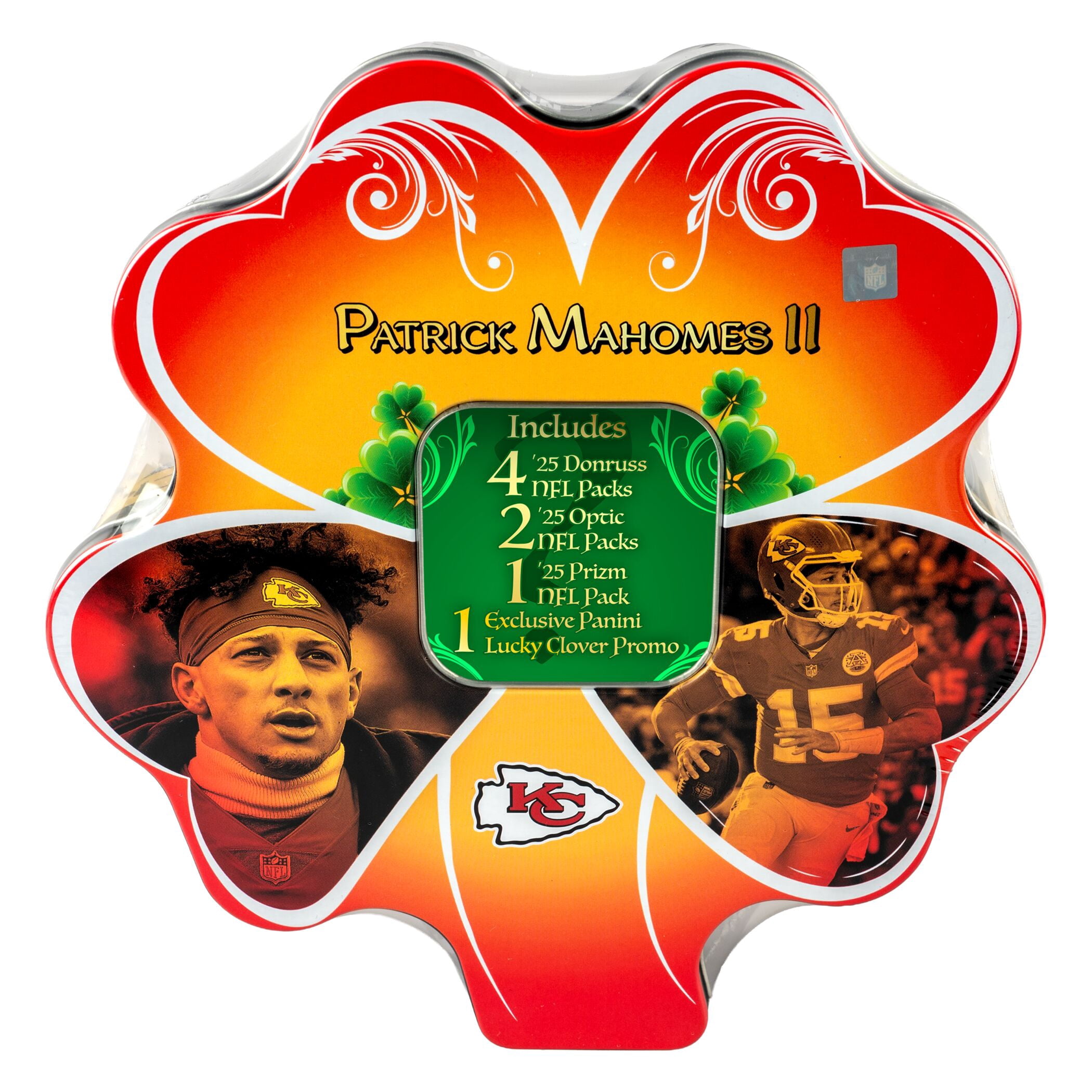 2026 Panini Football Trading Cards Shamrock Tin - Patrick Mahomes