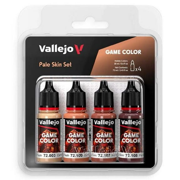 Vallejo  Game Color Paint Set, Pale Skin