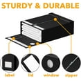 thumbnail image 6 of SpaceAid 6 Pack Sheet Organizers and Storage, Queen & King Size, Black, Fabric, 6 of 7