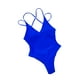 thumbnail image 3 of Trajes de baño para mujer, monokini, traje de baño con escote en V profundo, ropa de playa con copa acolchada M, 3 of 7