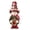 red,40*15*6, variant on Christmas Checkered Santa Snowman Standing Doll, Holiday Window Display Figurine, Festive Cloth Old Man Snowman Decoration