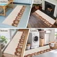 thumbnail image 5 of 2'x6' Rug Runners for Hallways Kitchen, Fall Mushroom Non Slip Entryway Beside Floor Carpet Runner, Thanksgiving Botanical Farmhouse Burlap Washable Laundry Room Bedroom Throw Rugs Mat for Family Pet, 5 of 8
