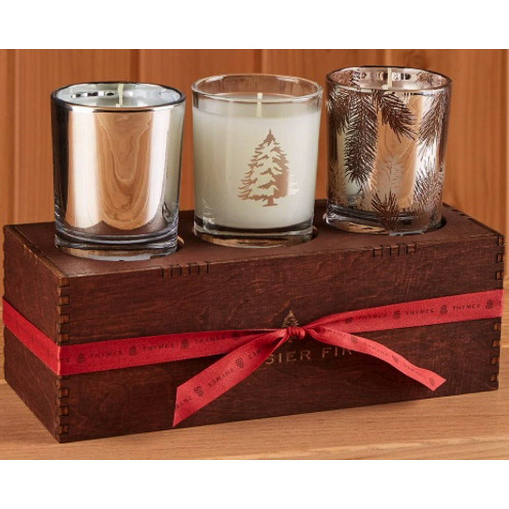 Thymes Frasier Fir Aromatic Candle Trio (142g / 5oz each Total 426g