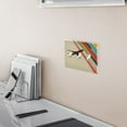 thumbnail image 5 of Yayeee Toggle Light Switch Wall Plate 2-Gang 4.56"x4.48" Decorative Outlet Cover, Colorful Plane Stripes, 5 of 7