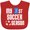 Red, variant on Inktastic My 1st Soccer Season Boys Baby Bib