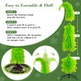 thumbnail image 4 of WETRBWEH Christmas Tree 6 ft, Artificial Christmas Trees with Metal Stand, Lime Green Trees Christmas Decorations for Holiday Home, 4 of 7