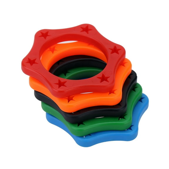 5pcs Rubber Wireless Handheld Microphone Anti-rolling Protection Ring