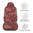 thumbnail image 5 of Sikiie Snake Car Seat Protector 2 Pack Car Seat Cushion Mat, Car Seat Covers for SUV, Truck, Van, 5 of 7
