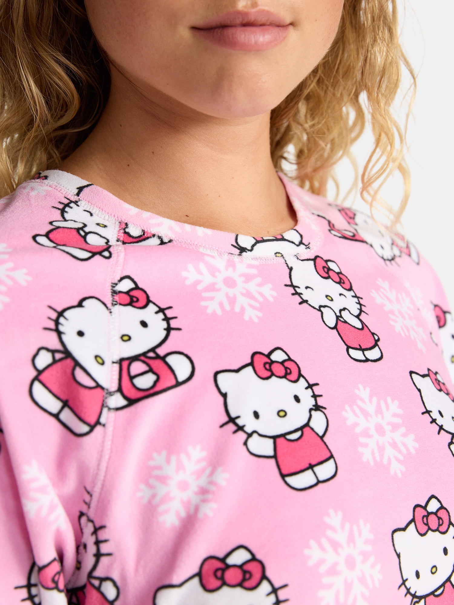 Hello Kitty Women's Pajama Set, 2-Piece, Sizes S to 3X
