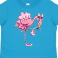 thumbnail image 4 of Inktastic Flamingo Ballerina in Tutu and Ballet Toe Shoes Boys or Girls Toddler T-Shirt, 4 of 5