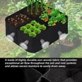 thumbnail image 3 of Fabric Raised Garden Bed, Square Plant Grow Bags, Rectangular Planting Container, 4 Grids Black 30 Gal. (1-Piece), 3 of 3