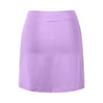 thumbnail image 5 of UJNDER Women's Athletic Skirt For Running Tennis Workout High Waisted Lightweight Comfortable Stretchy Sports Purple L, 5 of 6