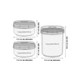 thumbnail image 5 of SET DE 3 TOPPERS DE ACERO INOXIDABLE Ideal para el desayuno o comida, apto para usar en micro ondas, cada topper tiene tapa de rosca con válvula, anti derrames, son 3 diferentes tamaños, libre de PBA, 5 of 5