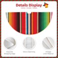 thumbnail image 5 of Bingfone Christmas Tree Skirt Mat Christmas Decoration Interior 36"-Mexican Serape Blanket Stripes, 5 of 8
