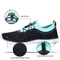thumbnail image 3 of Zapatillas acuáticas ALEADER para mujer, negro/cian/azul, talla 9 (39/40 EU), 3 of 8