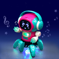 thumbnail image 5 of Robot Toy for Kids,Smart Electronic Walking Dancing Robot Toys with Flashing Lights and Music,Toddler Toys for Birthday Christmas for 3+ Boys Girls,Pink, 5 of 10