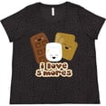 thumbnail image 3 of Inktastic I Love S'mores Women's Plus Size T-Shirt, 3 of 5