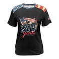 thumbnail image 5 of vigerkar 250th Anniversary USA Shirt Women American Flag T Shirt 4th of July Patriotic Tees America 250 Years Tops (Dark Gray, 5XL), 5 of 6